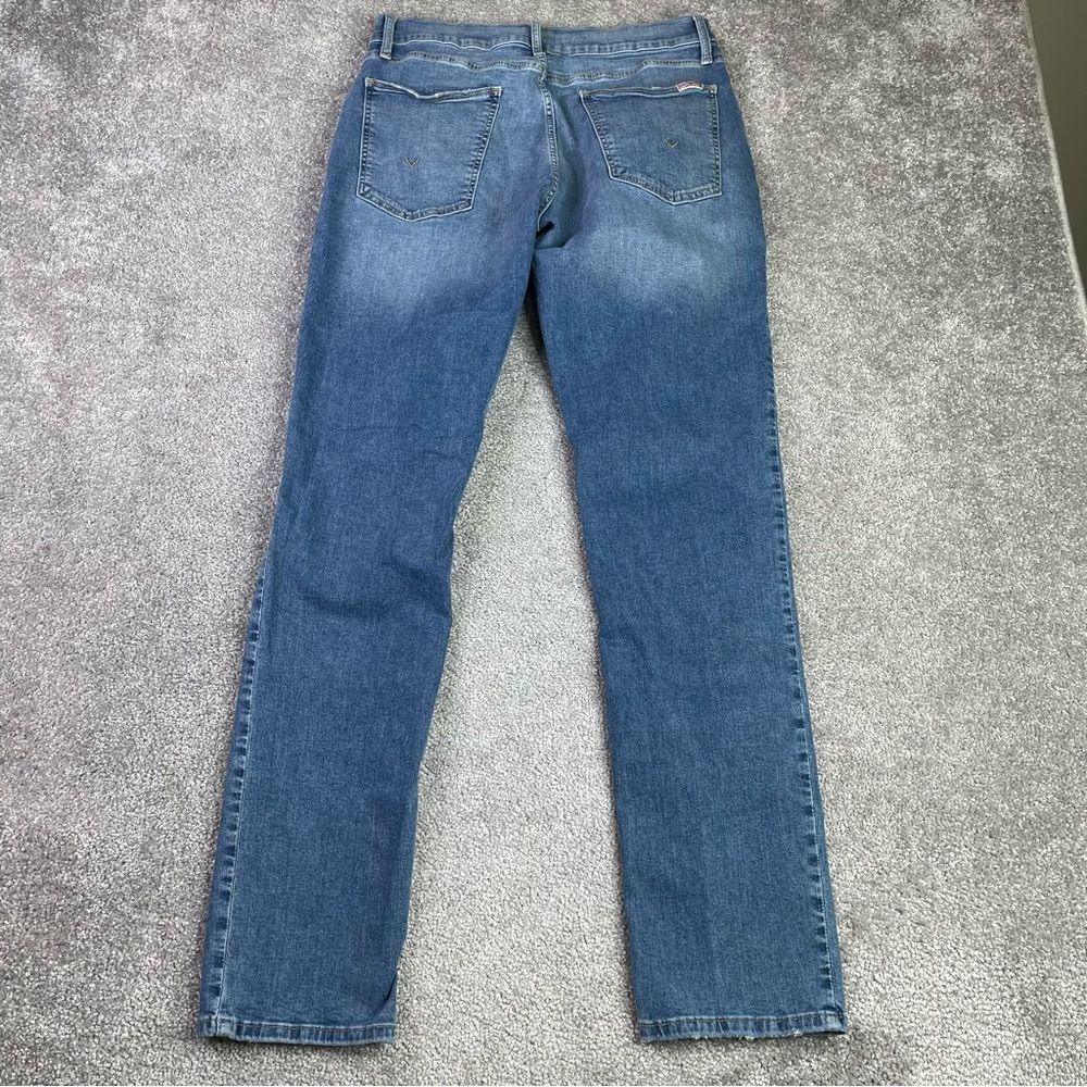 Hudson Blake Jeans Men’s 30X31 Blue Slim Straight Mid-Rise Medium Wash Denim - Picture 3 of 12